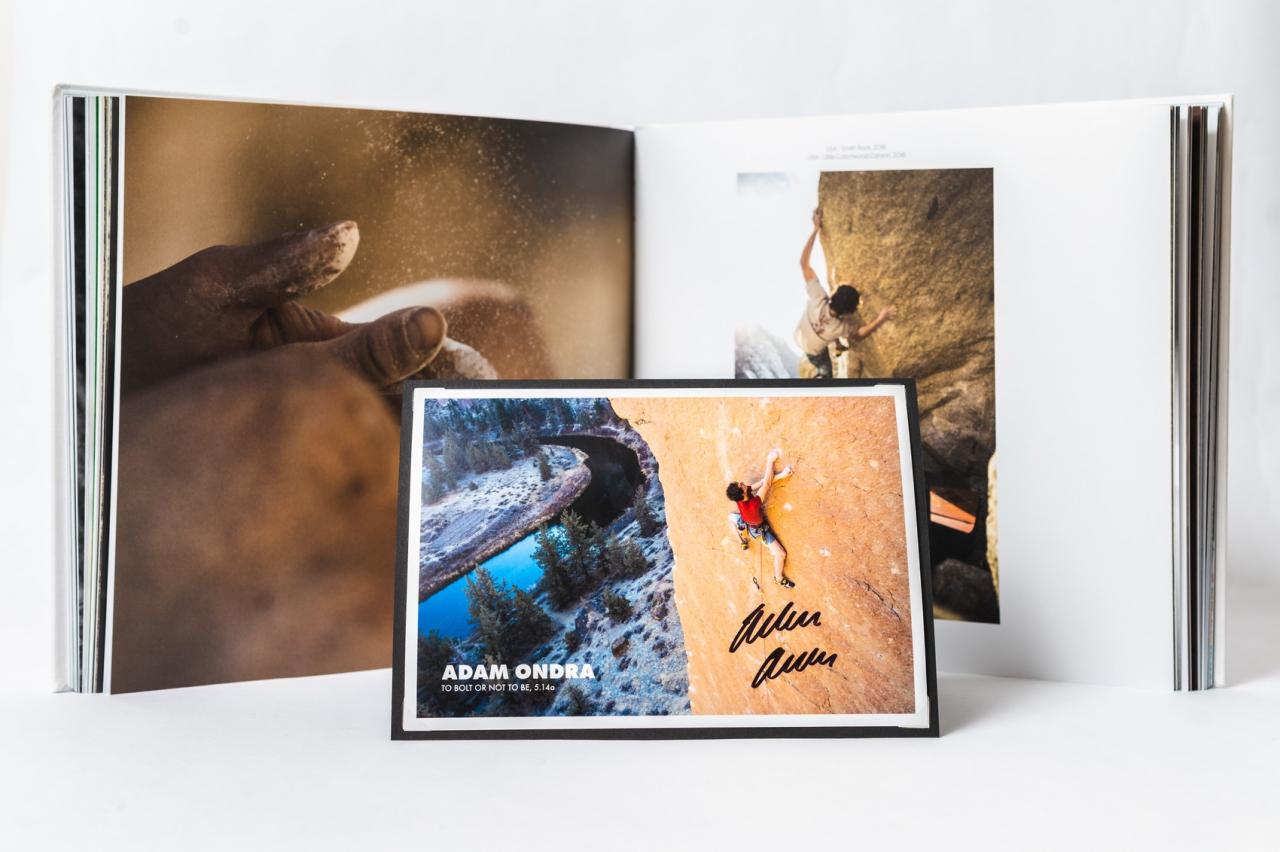 This big format coffee-table book features astonishing series of yet unpublished rock climbing pictures